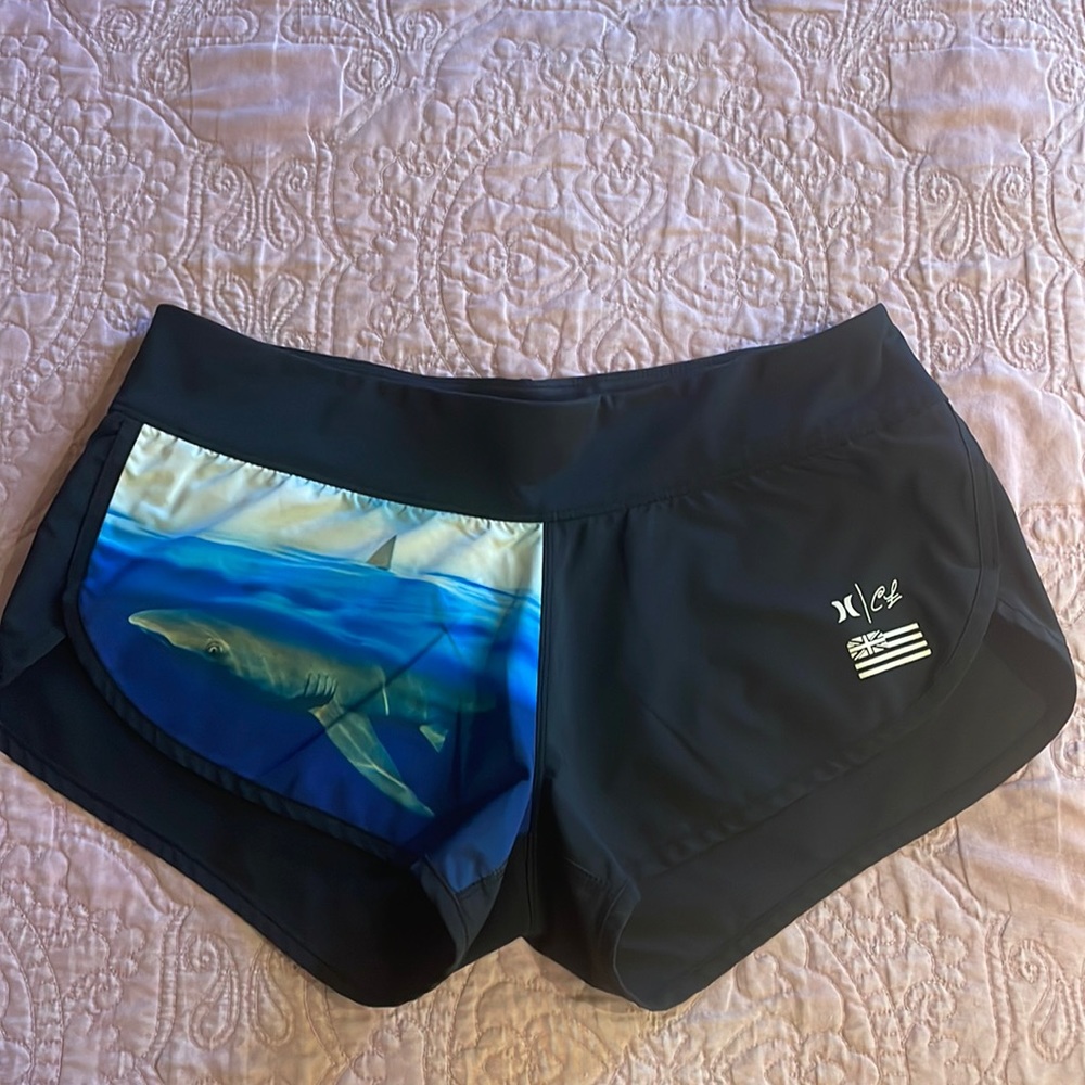 HURLEY X CLARK LITTLE 'Half and Half' image for "SHARK WEEK" WOMEN BOARDSHORTS